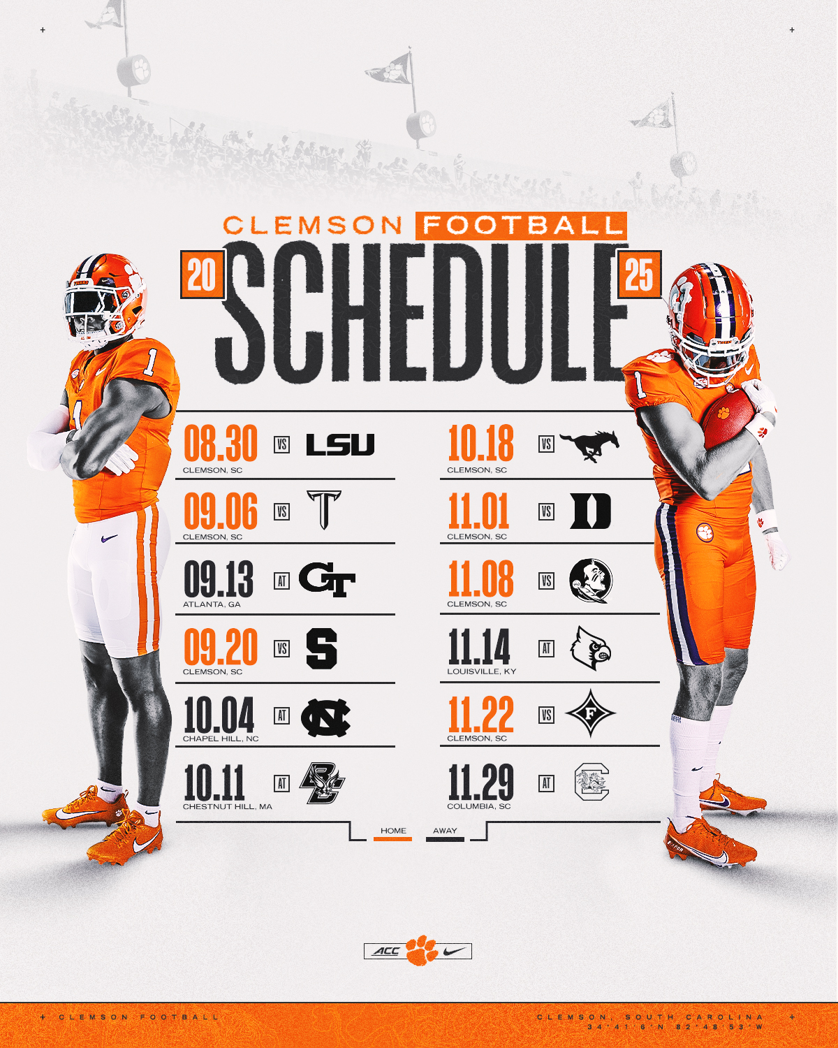 Clemson Football Schedule for the 2025 Season: What to Expect