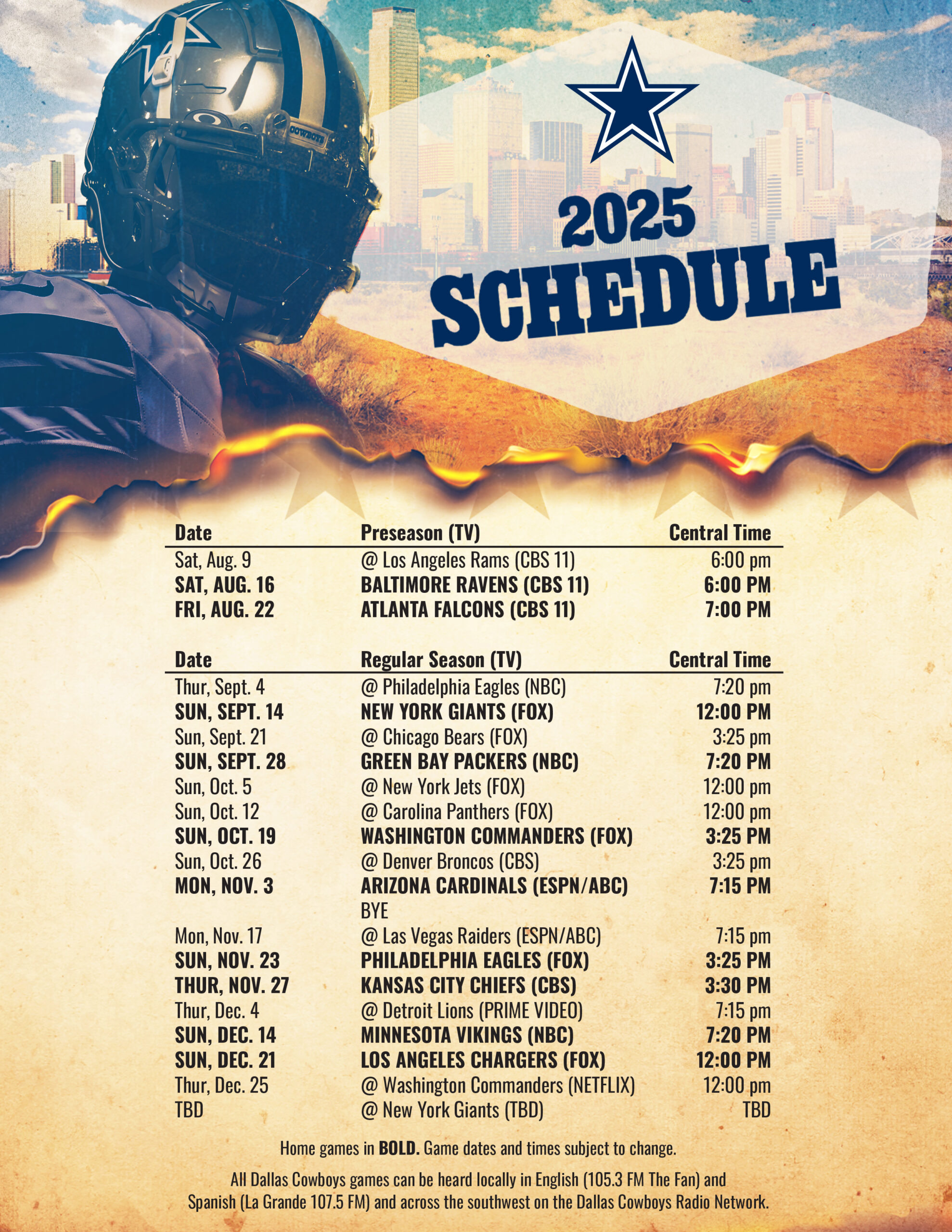 Dallas Cowboys Schedule: Key Dates and Matchups for 2023