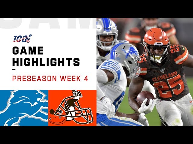Lions vs Browns: Key Highlights from the Latest Matchup