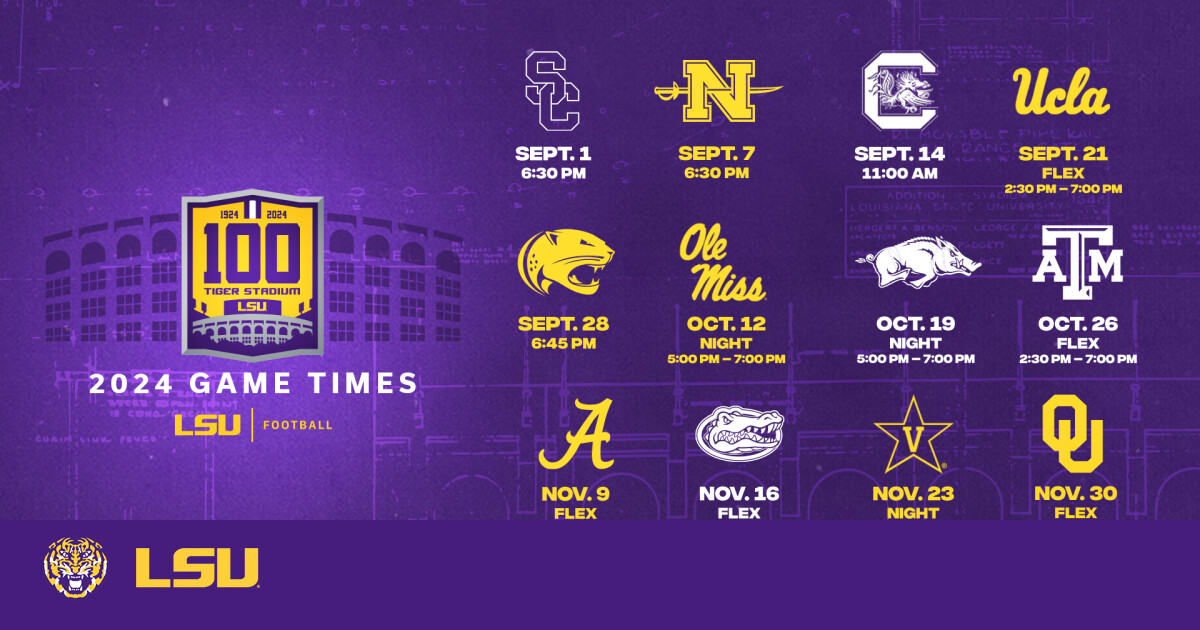 2023 LSU Football Schedule: What Fans Need to Know