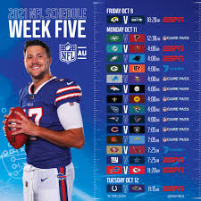 NFL Week 5 Schedule: Key Matchups and Predictions for 2023