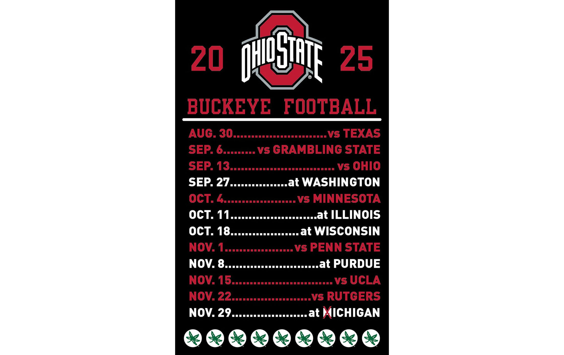Ohio State Football Schedule for 2025: Key Games and Dates