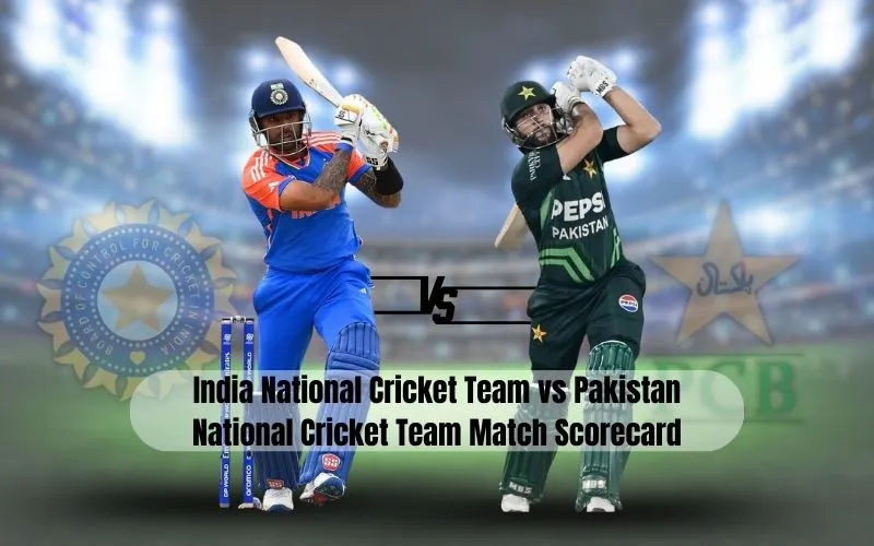Pakistan National Cricket Team vs India National Cricket Team Match Scorecard