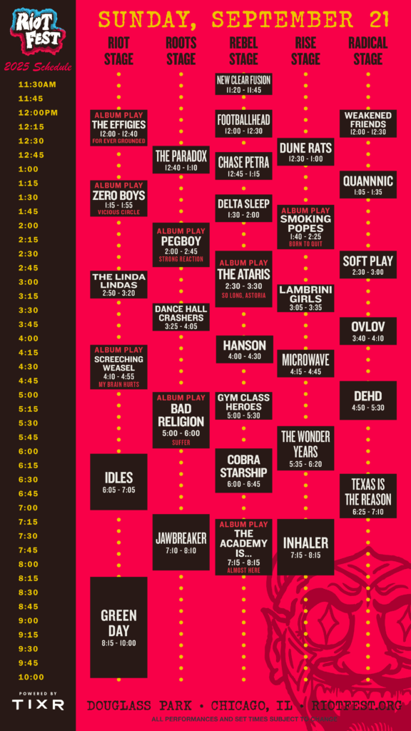 Riot Fest 2025: An Exciting Overview of the Upcoming Festival