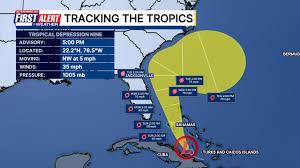 Tropical Depression 9: Current Status and Future Impacts