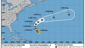 Tropical Storm Gabrielle Forecast: Latest Updates and Impacts
