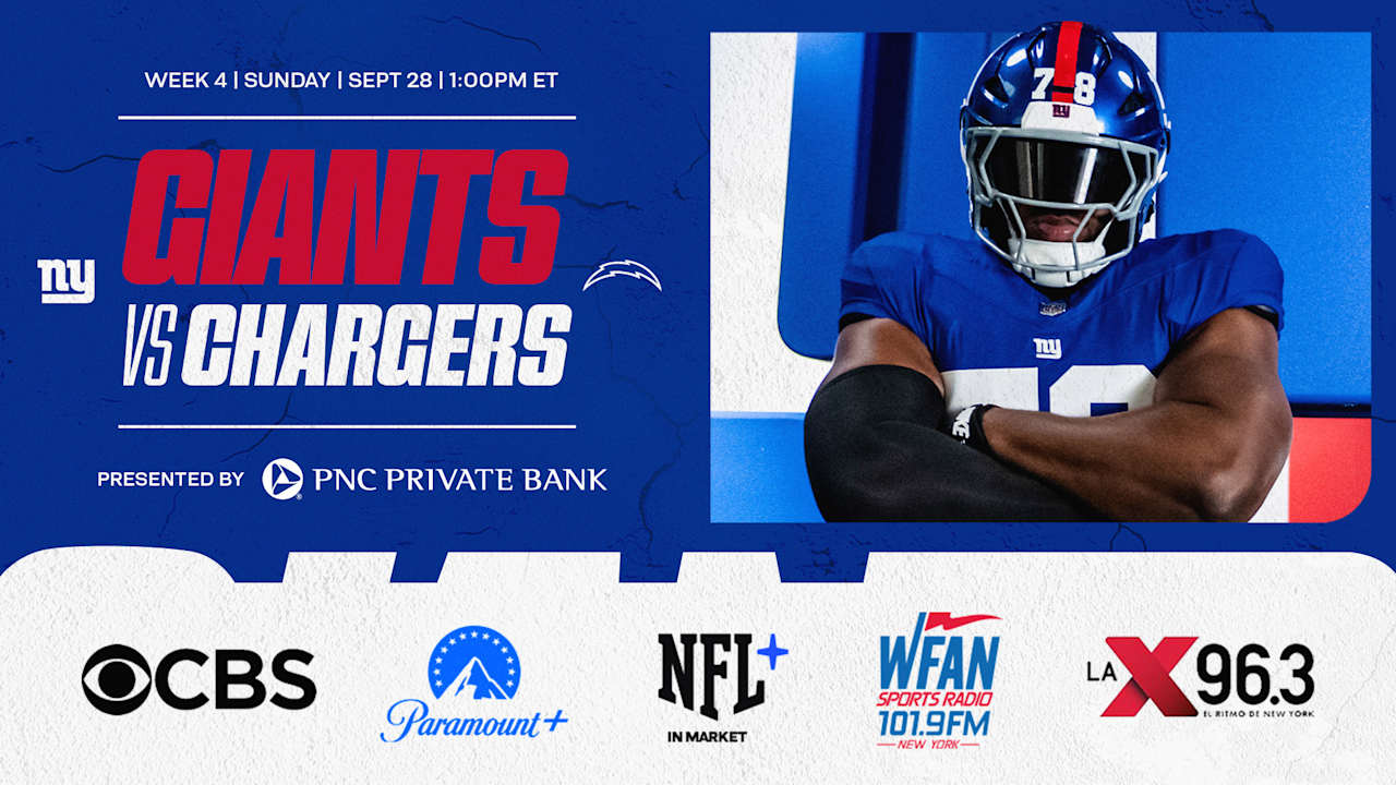 Your Guide to Watching New York Giants vs Los Angeles Chargers