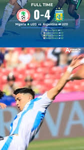 Argentina vs Nigeria: A Clash in the U20 Tournament