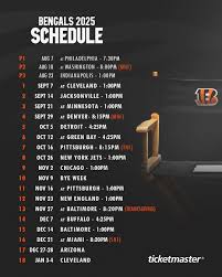 2023 Cincinnati Bengals Schedule: Key Dates and Matchups