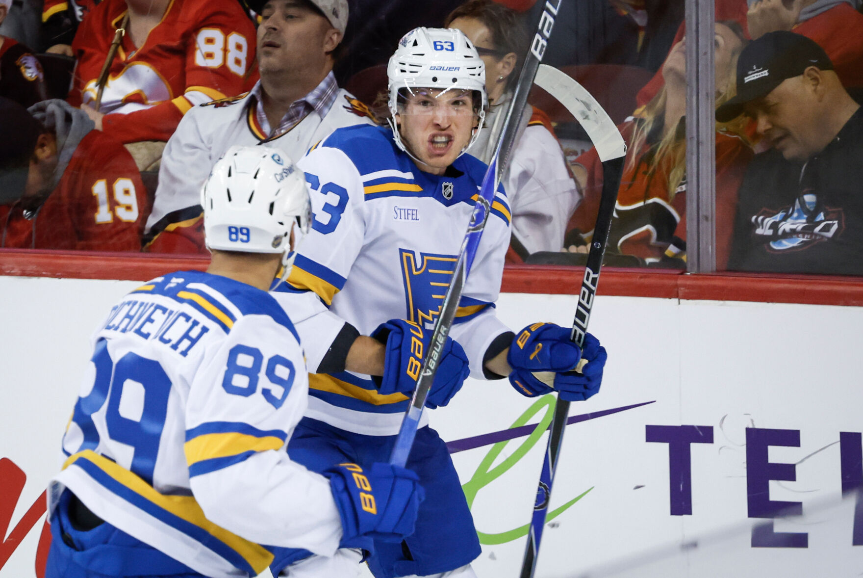 Blues vs Flames: A Rivalry on Ice
