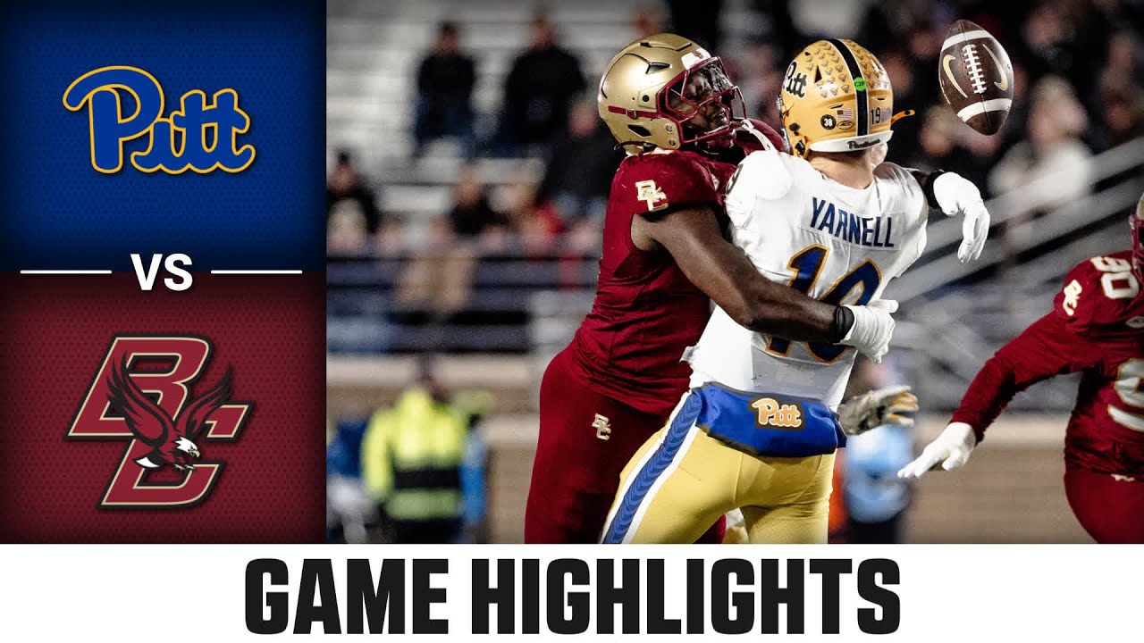Boston College vs Pittsburgh: A Rivalry Renewed