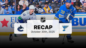 Canucks vs Blues: An Exciting NHL Rivalry