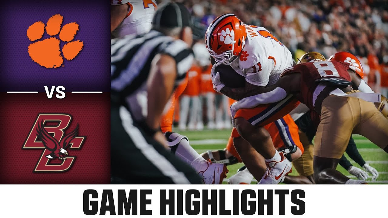Clemson vs Boston College: A Game to Remember