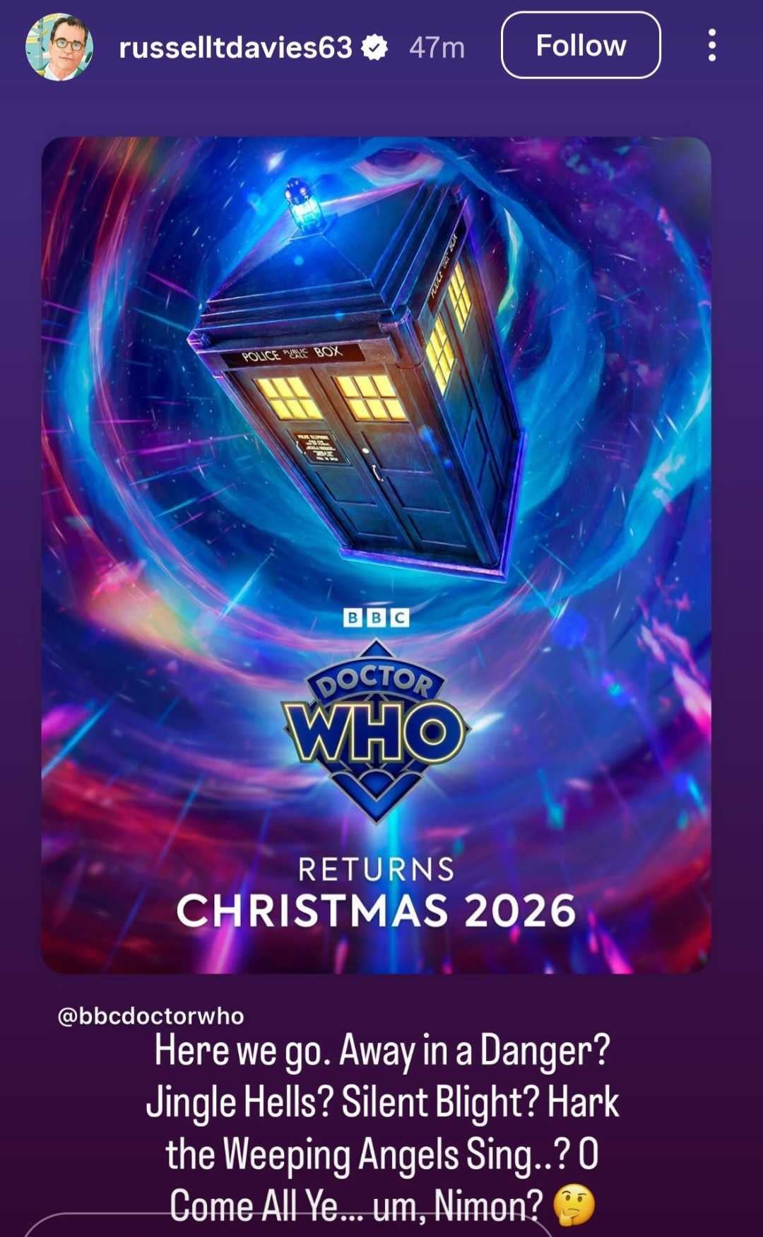 Doctor Who 2026 Christmas Special: What to Expect