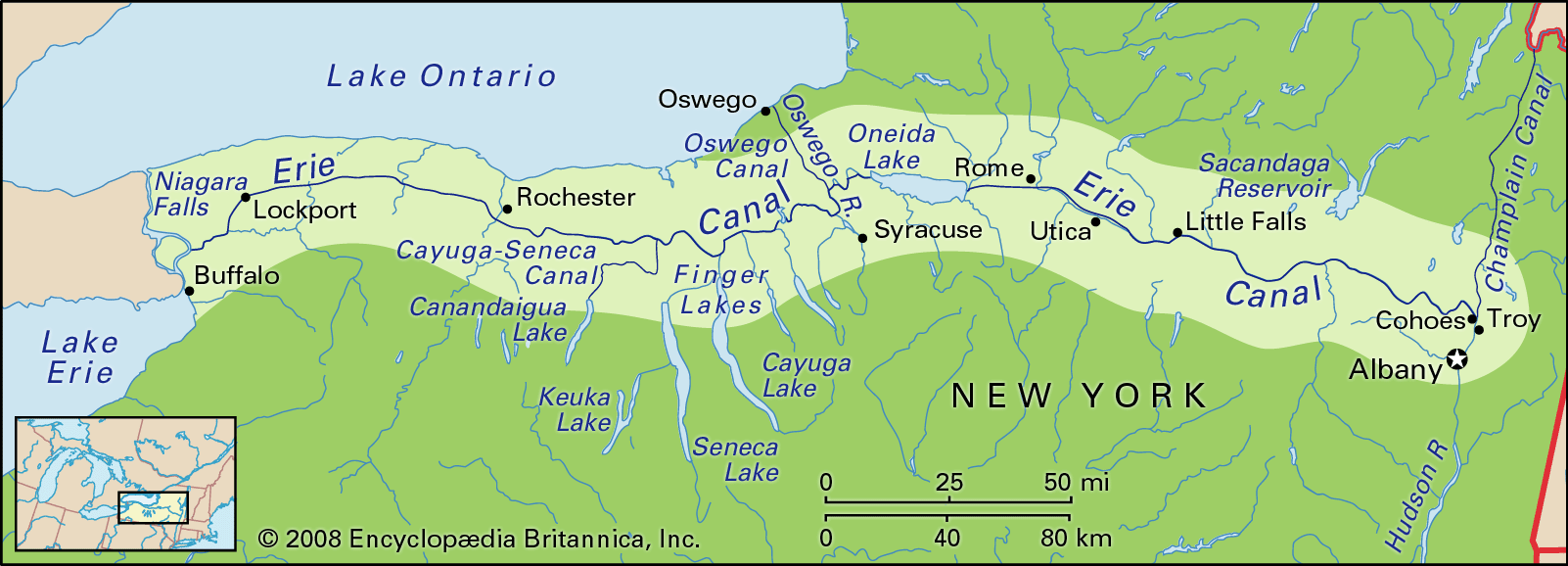 The Erie Canal: Historic Waterway and Economic Catalyst