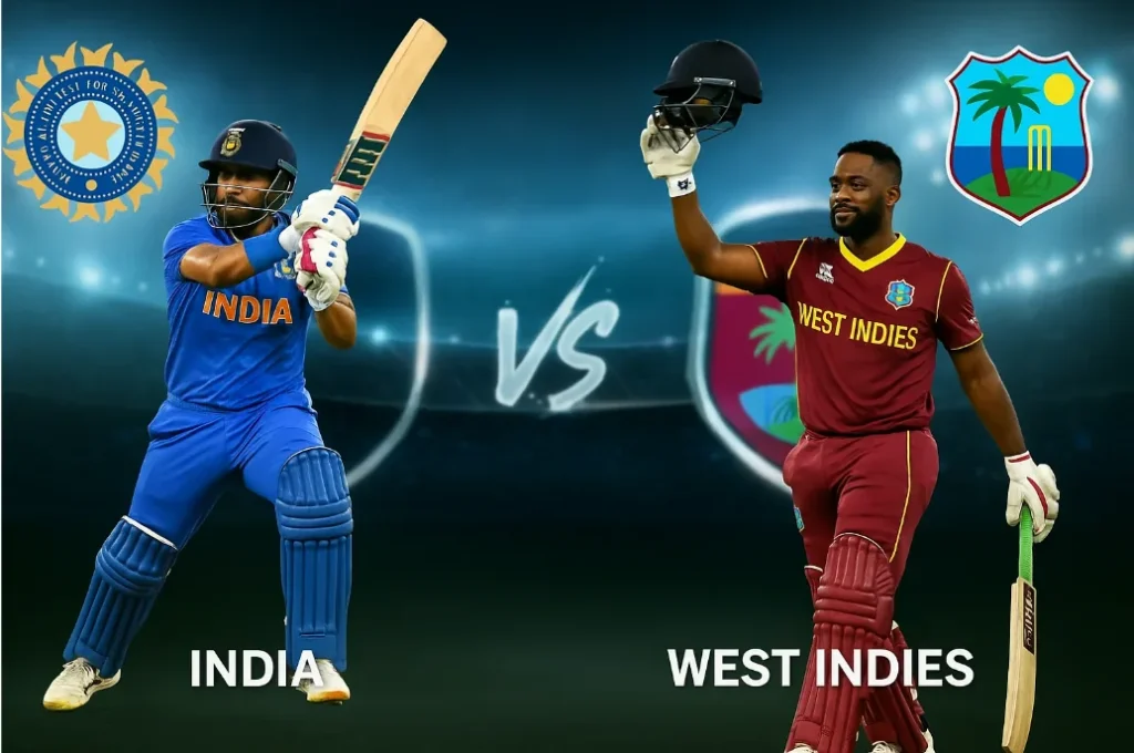 India national cricket team vs West Indies cricket team Match Scorecard