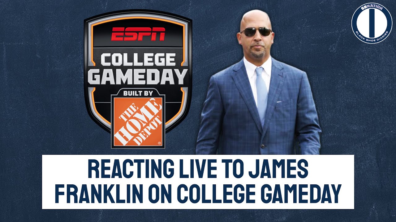 Exciting Moments from James Franklin College Gameday on ESPN