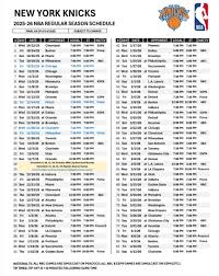 2023-2024 New York Knicks Schedule: Key Dates and Matchups