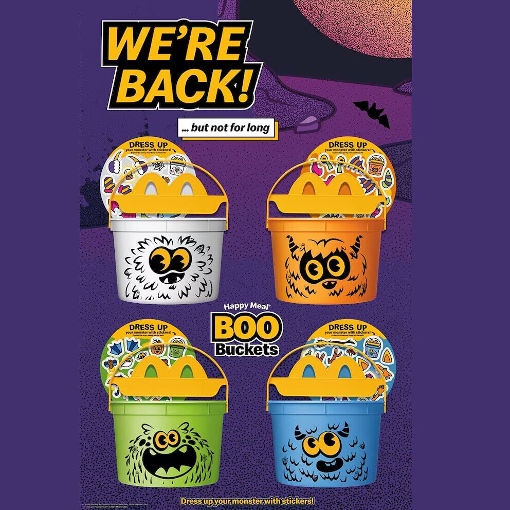 McDonald’s Boo Buckets Return for Halloween 2023