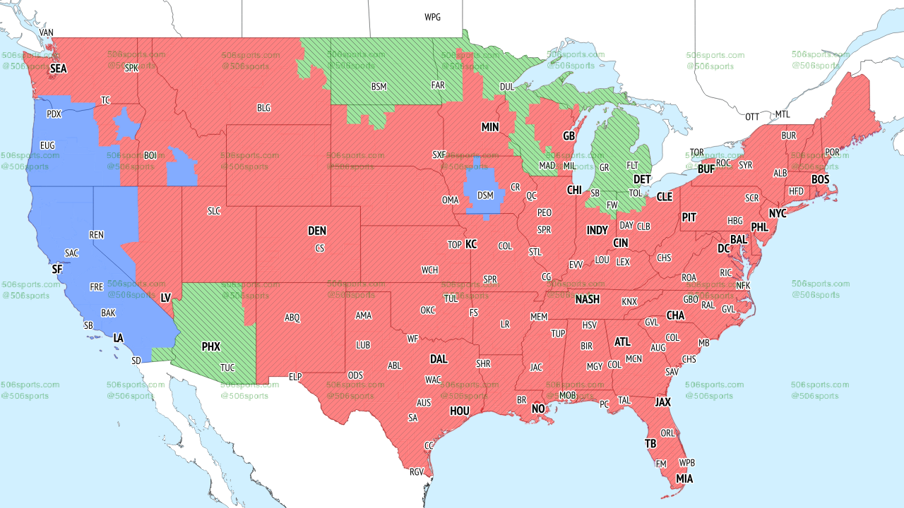 Understanding the NFL Coverage Map for October 2023