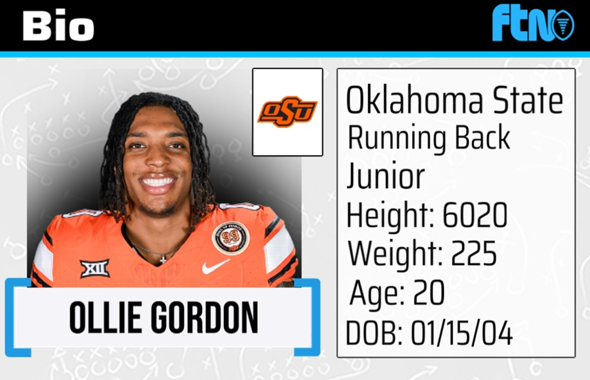 Ollie Gordon: A Breakout Star in College Football