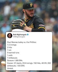 The Rise of Paul Skenes: A Baseball Sensation