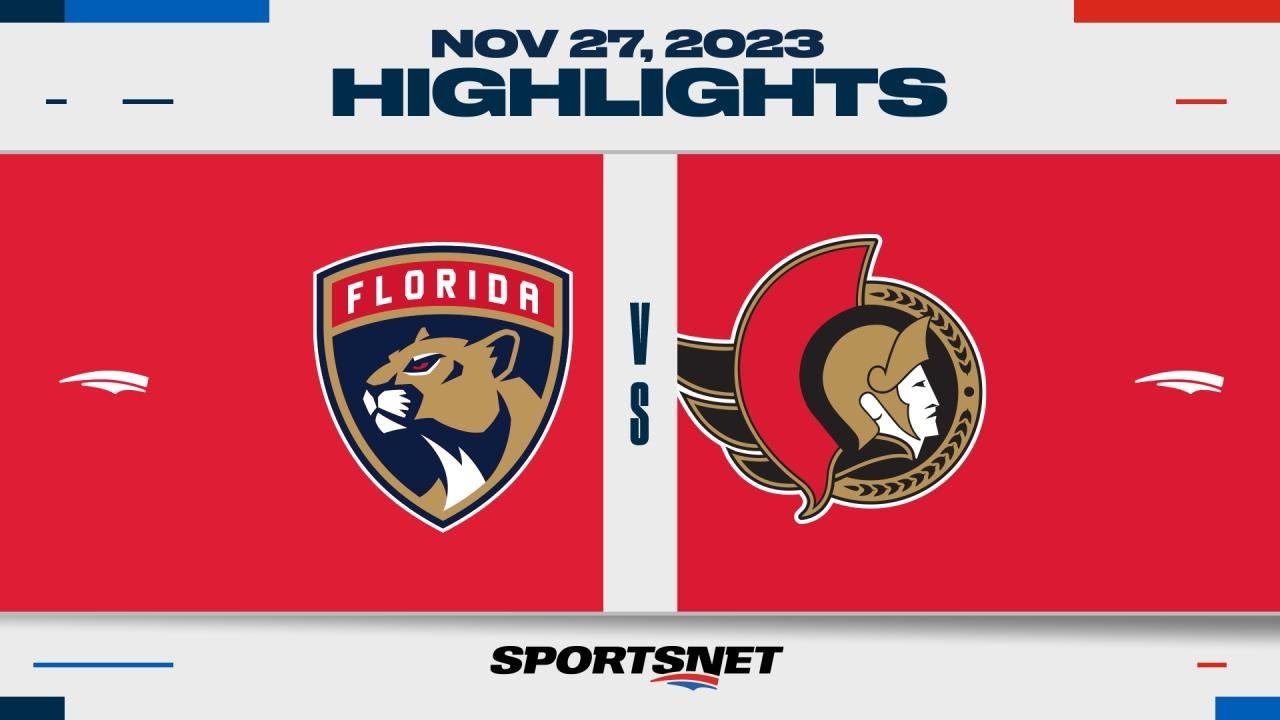 Senators vs Panthers: A Detailed Breakdown of the Recent Matchup