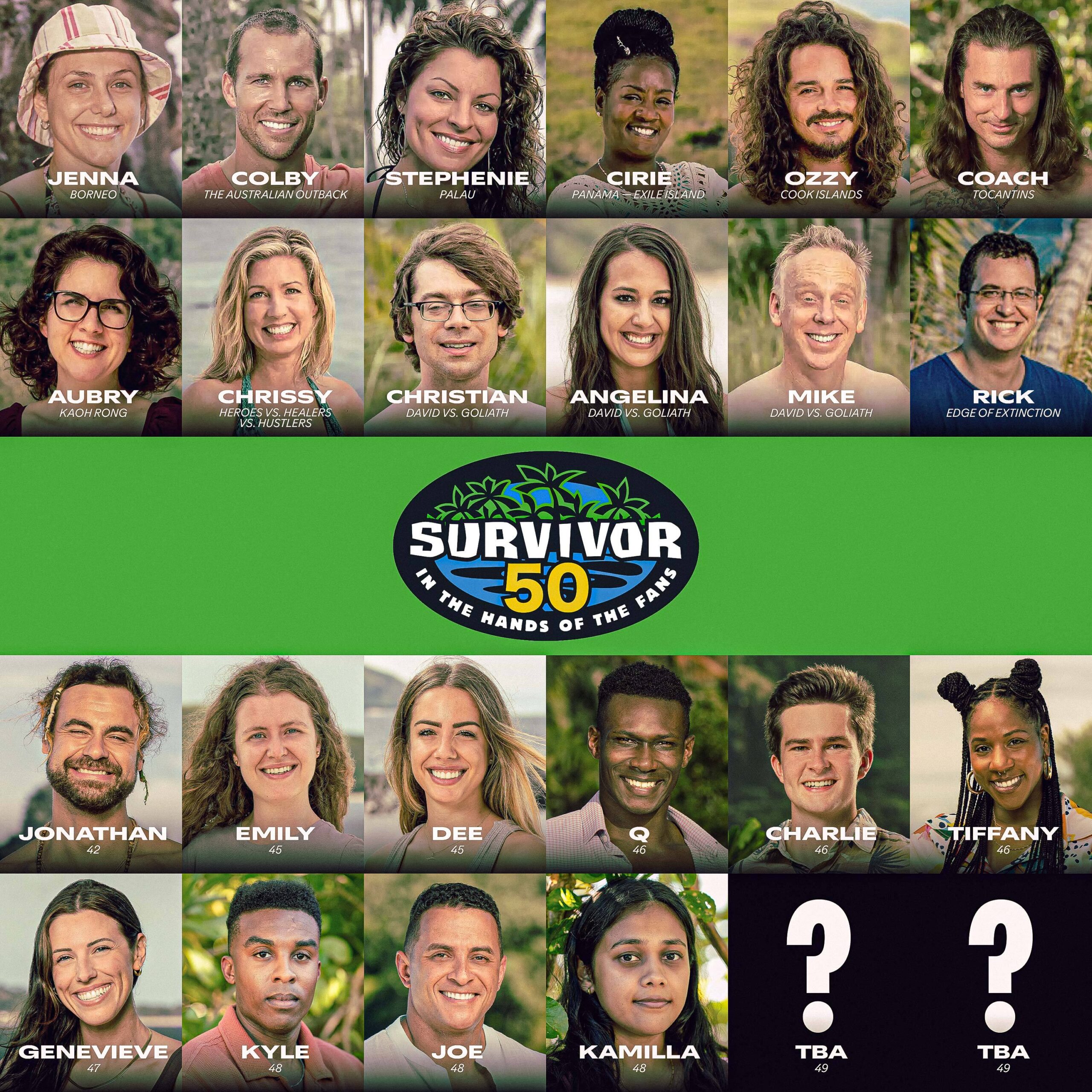 Survivor 50 Cast: Meet the Contestants of This Exciting Season