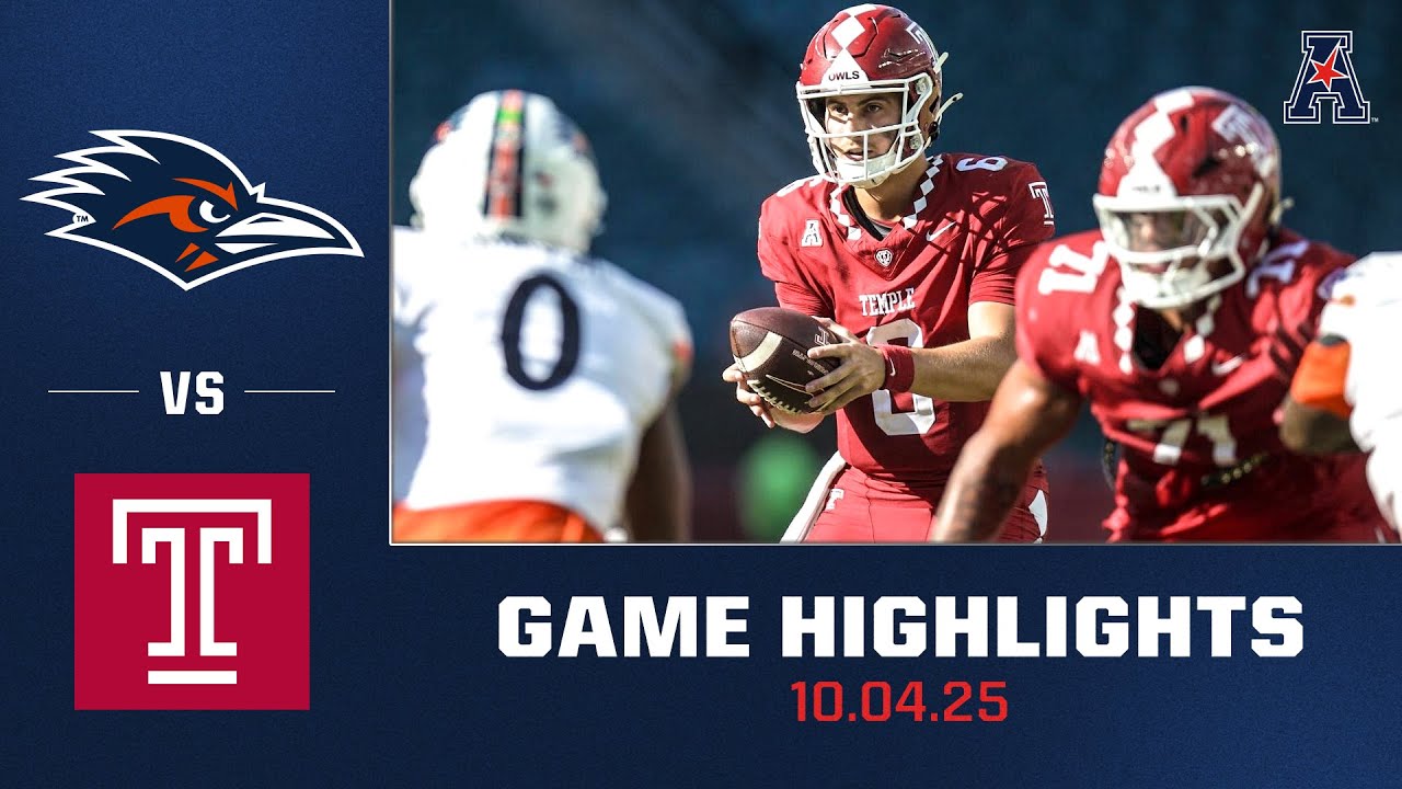 UTSA vs Temple: Highlights and Key Moments from the Game