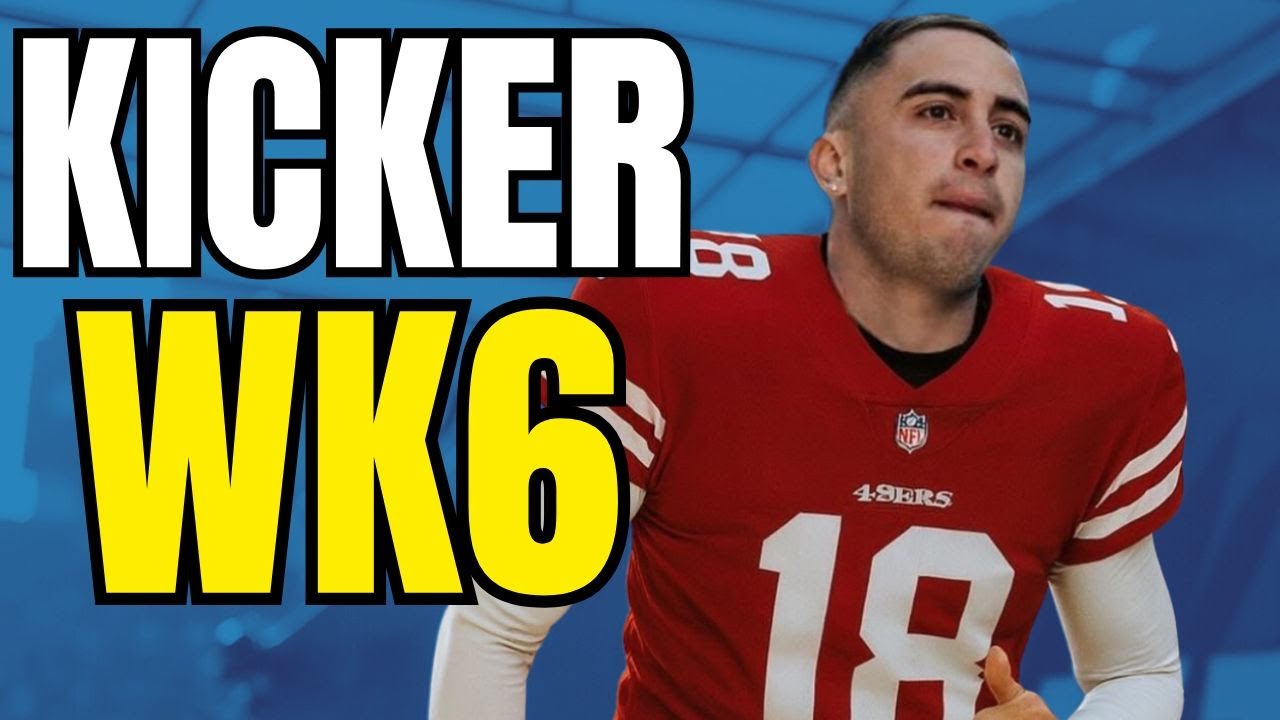 Top Kicker Rankings for Week 6 of the NFL Season
