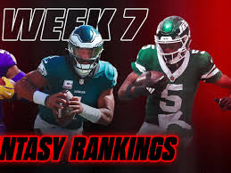 Week 7 Fantasy Football Rankings: Optimize Your Team for Victory