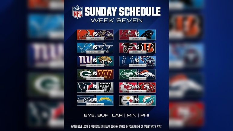 Week 7 NFL Schedule: Exciting Matchups Await Fans