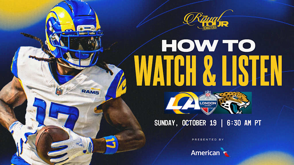 Where to Watch Los Angeles Rams vs Jacksonville Jaguars