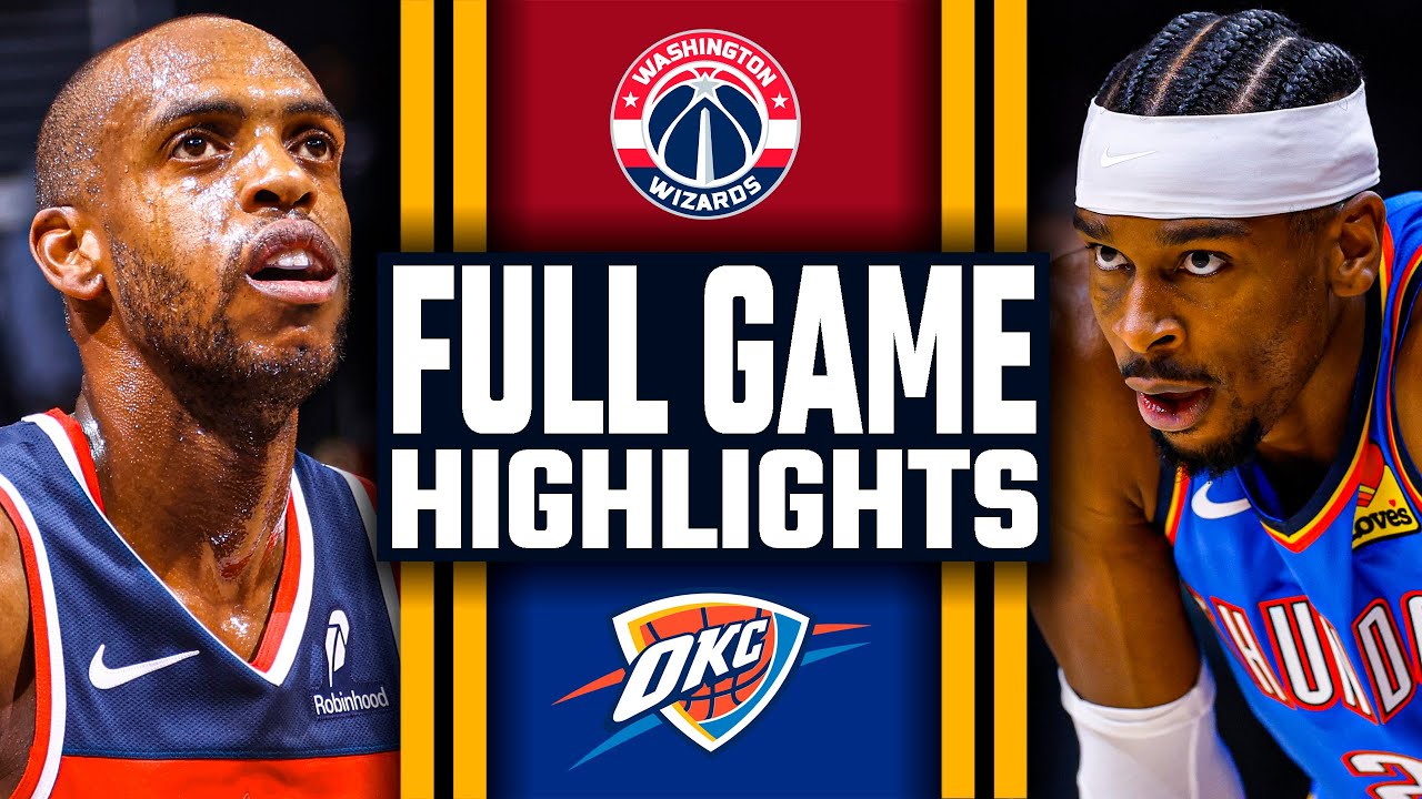 The Wizards vs Thunder: A Thrilling NBA Showdown