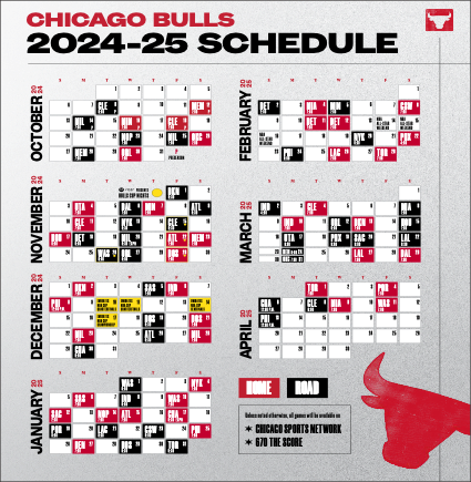 Chicago Bulls Schedule for the 2023 NBA Season