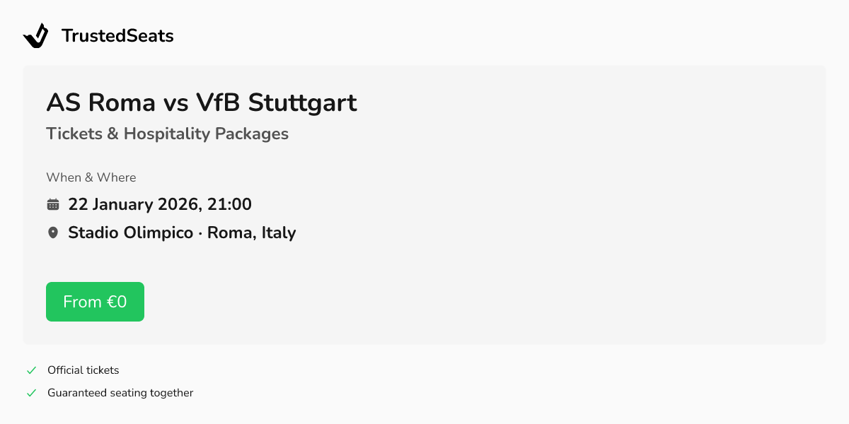 Roma vs VfB Stuttgart: Match Preview and Key Insights