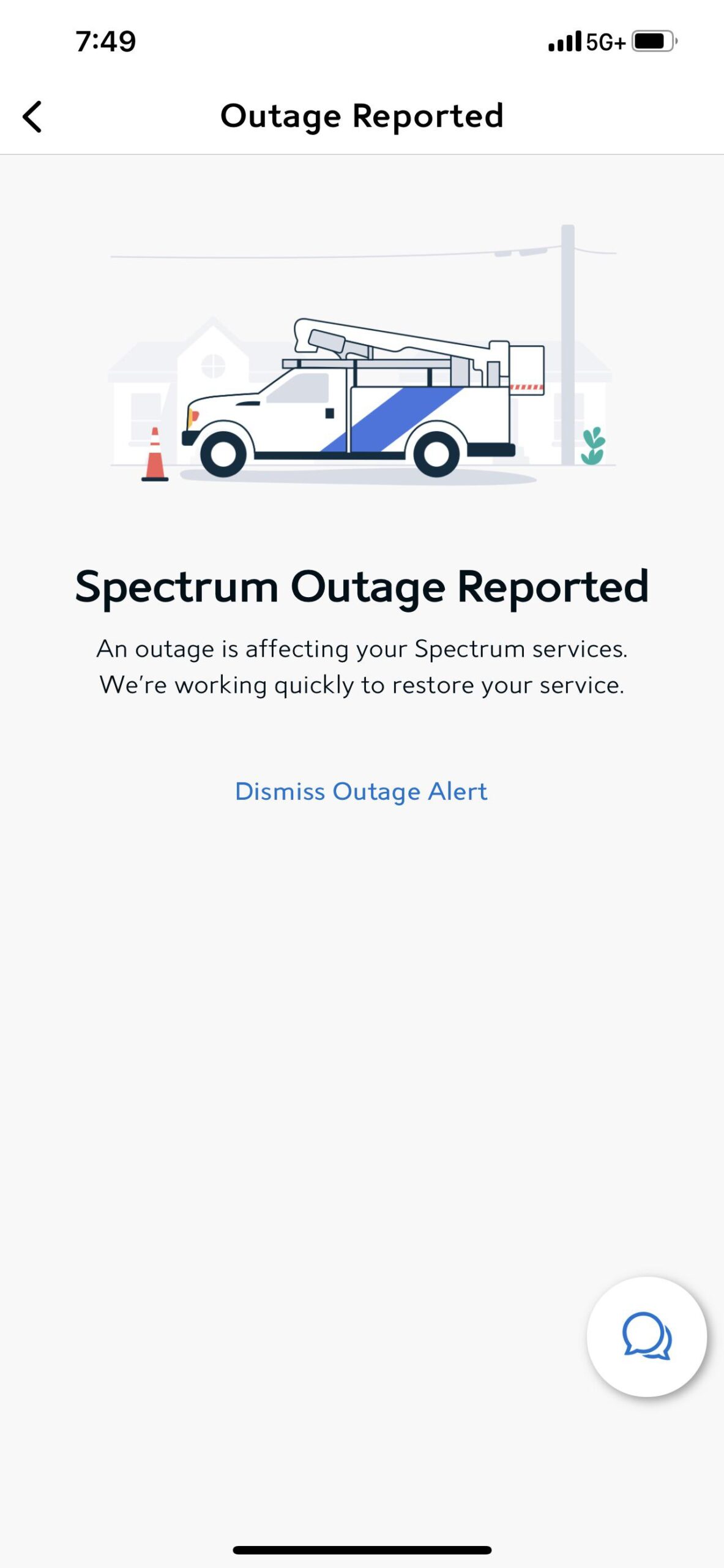 Recent Spectrum Outage: Details and Implications