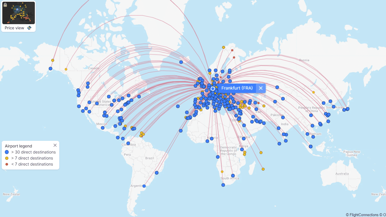 Current Status of Frankfurt Airport Flights