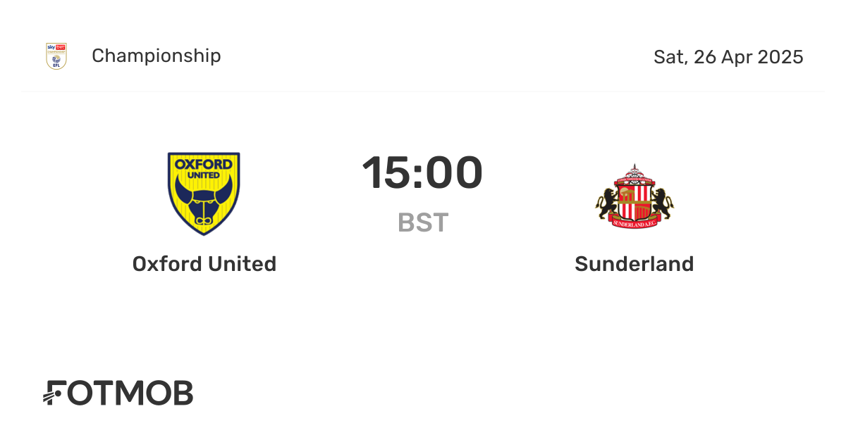Highlights from Oxford Utd vs Sunderland Clash