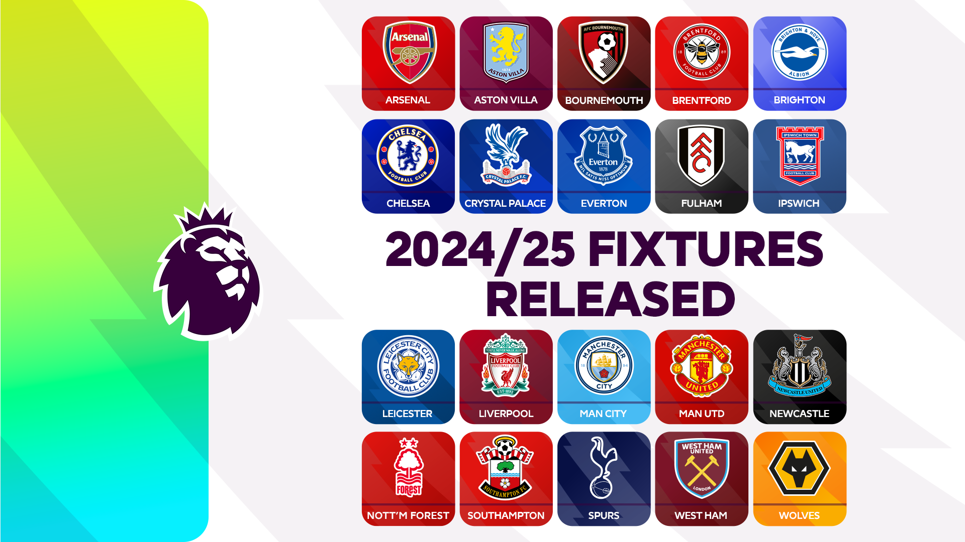 Premier League Schedule for the 2023-2024 Season