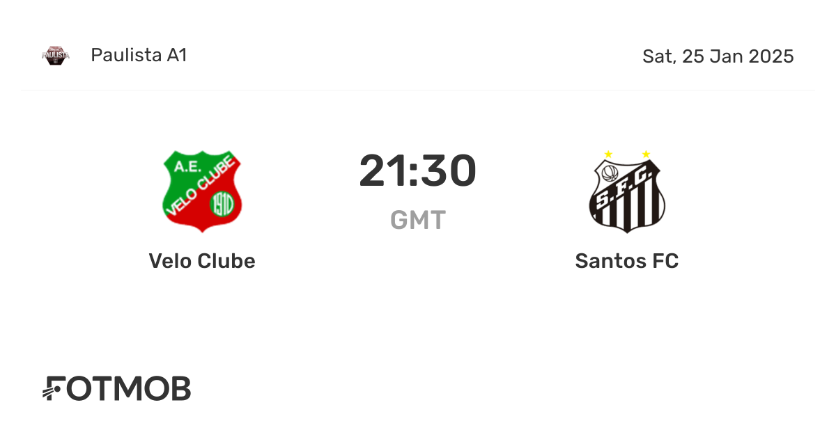 Santos vs Velo Clube: A Clash of Football Titans