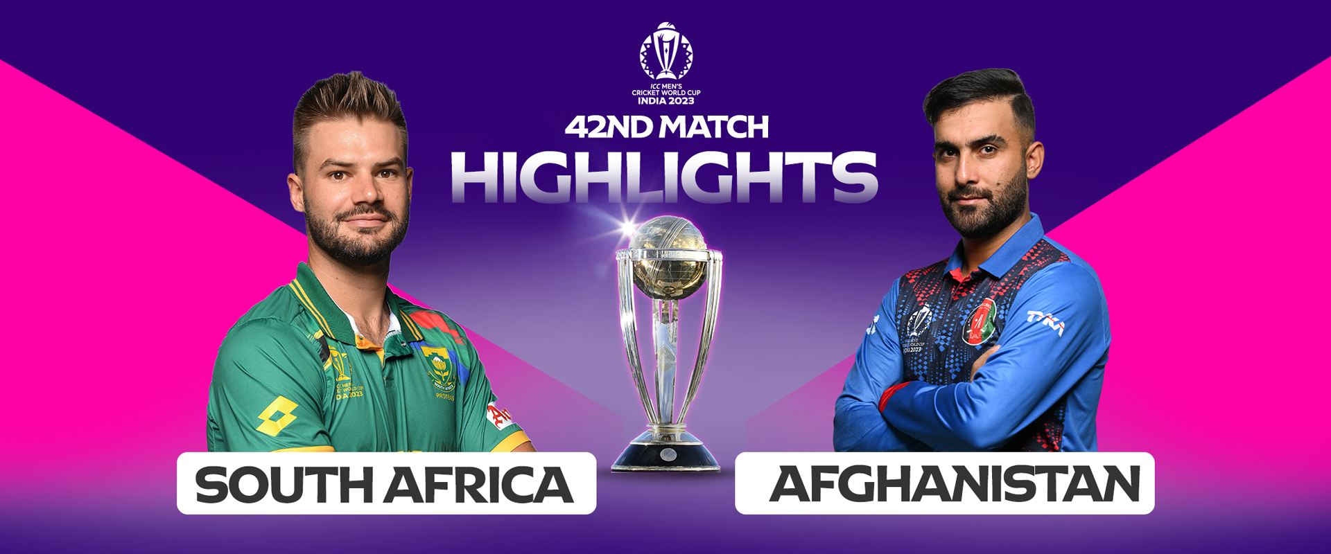 Highlights from the South Africa vs Afghanistan Cricket Match