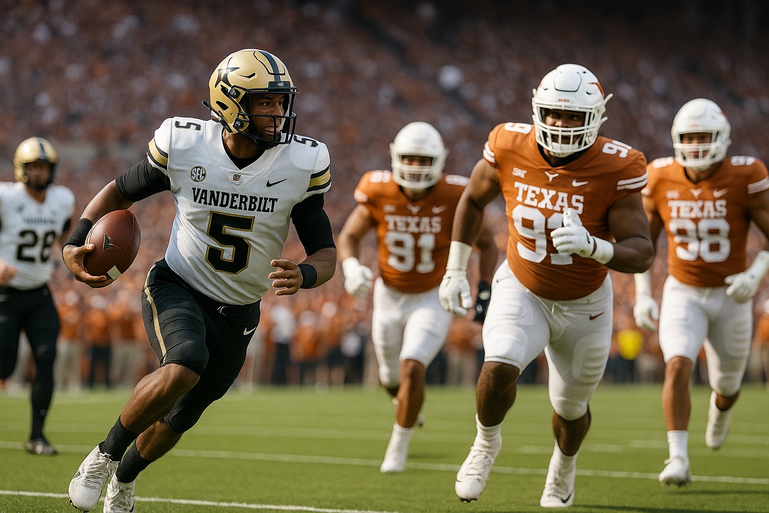 Texas vs Vanderbilt: A Clash of College Sports Titans
