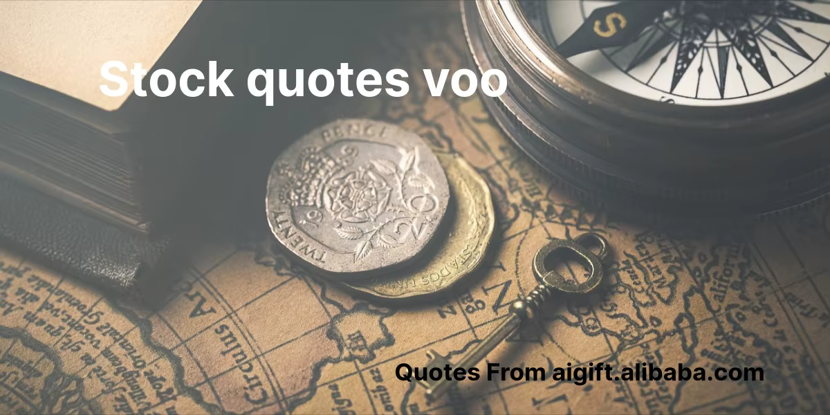 Understanding VOO Stock: Trends and Insights